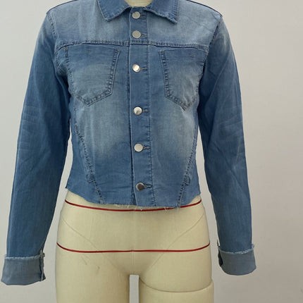 Jeans Jackets - STARLETS Stretch Denim Women Slim short Jacket New!