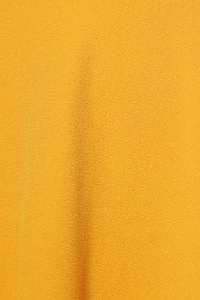 Solid high waisted A-line knee length skirt