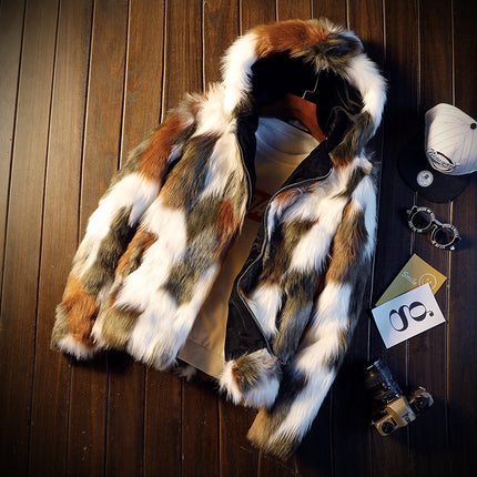 Men's Autumn And Winter Loose Casual Fur Jackets - Starlets New!