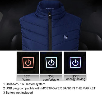 Vest Smart Electric Heating Jacket  Unisex