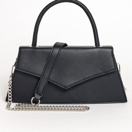 PU Leather Pure Color Messenger Bag