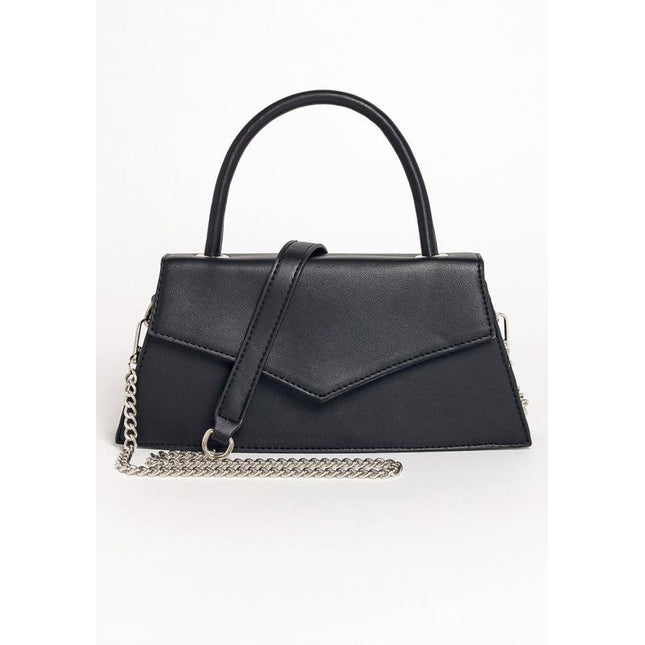 PU Leather Pure Color Messenger Bag