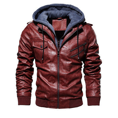 Jackets - Motorcycle Leather Men Slim Fit Jackets