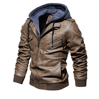 Jackets - Motorcycle Leather Men Slim Fit Jackets