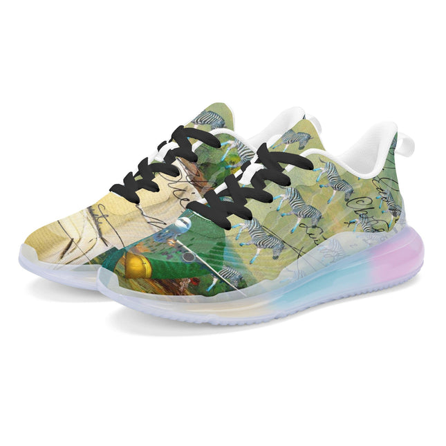 A PACKAGE FOR THE ZEBRAS Unisex Pastel Translucent Air Sole Running