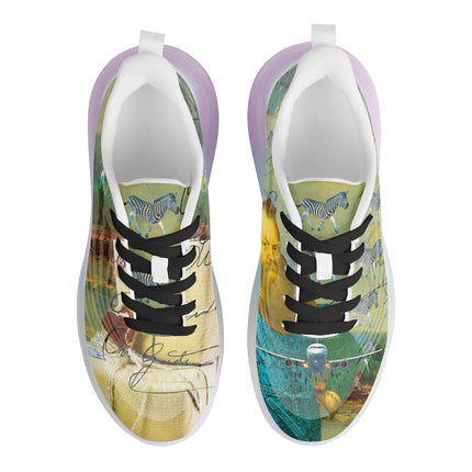 A PACKAGE FOR THE ZEBRAS Unisex Pastel Translucent Air Sole Running