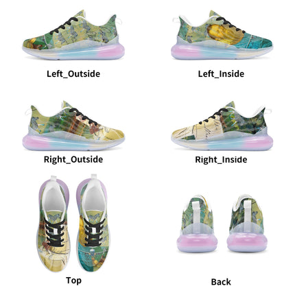 A PACKAGE FOR THE ZEBRAS Unisex Pastel Translucent Air Sole Running