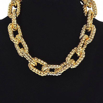Texture Chain Link Necklace