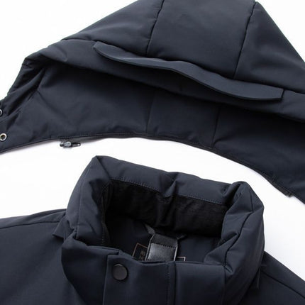 Down Jacket Men's Simple Casual Mid-length #Starlets Classic Style