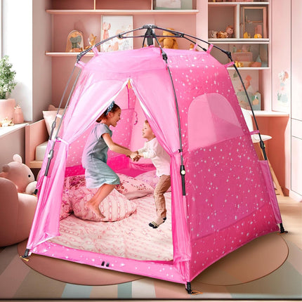 Kids Pop-Up Play Tent: 78"X66" Portable Baby Playpen Large Princess
