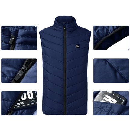 Vest Smart Electric Heating Jacket  Unisex