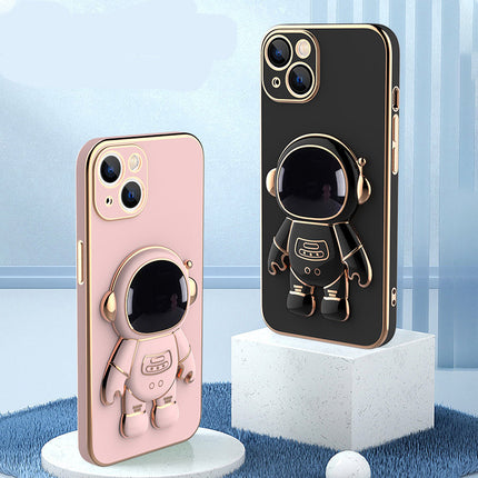 Phone case - 3D Astronaut Phone Case Anti-Drop Electroplating Bracket ( Bulk Purchases: BinGoo!!)