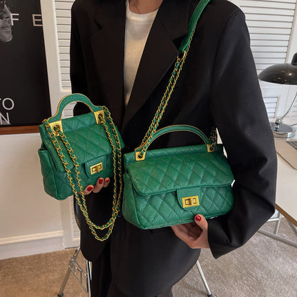 New Fashion Rhombus Chain Small Square HandBag