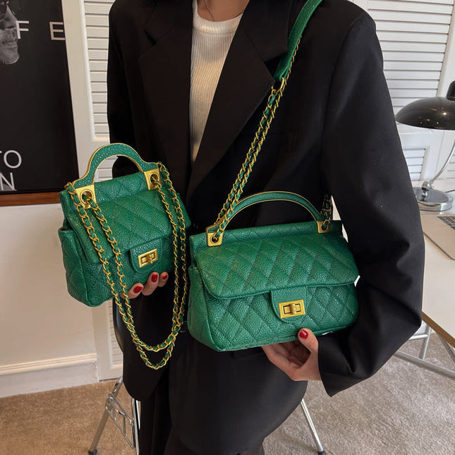 New Fashion Rhombus Chain Small Square HandBag