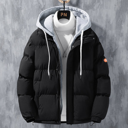 Fashion Hooded Men Winter Windproof Jacket