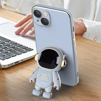 Phone case - 3D Astronaut Phone Case Anti-Drop Electroplating Bracket ( Bulk Purchases: BinGoo!!)