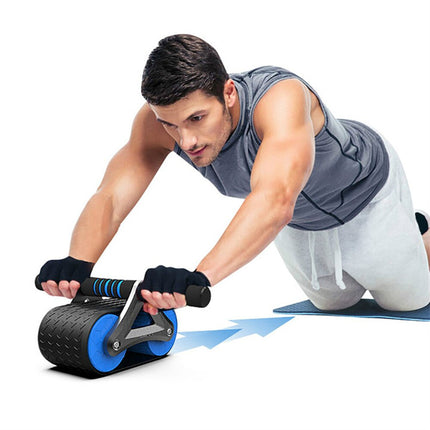 Unisex Double Wheel Abdominal Exerciser