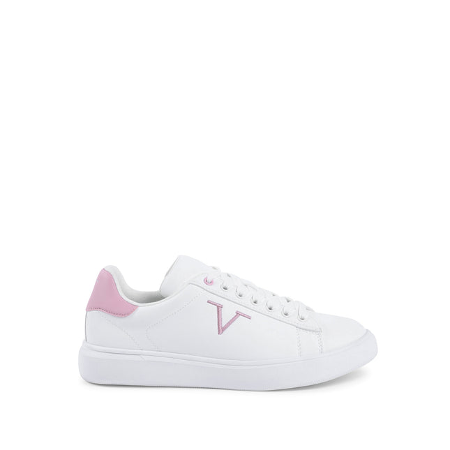 V Italia Womens Sneaker Multicolor SNK 004 W WHITE PINK