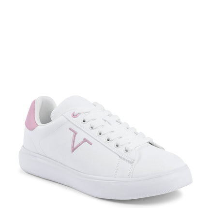 V Italia Womens Sneaker Multicolor SNK 004 W WHITE PINK