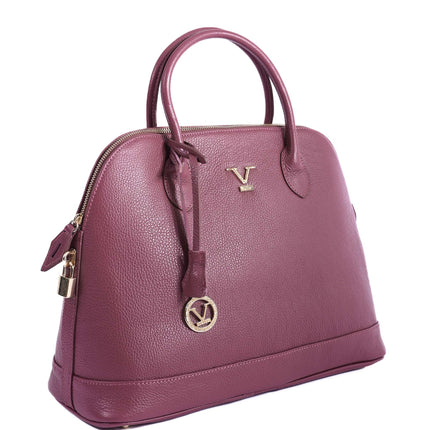 V Italia Womens Handbag Raspberry BC10880 DOLLARO PRUGNA