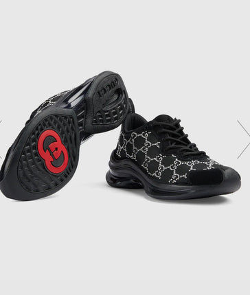 WOMEN'S GUCCI RUN GG CRYSTAL SNEAKER Shoes Women