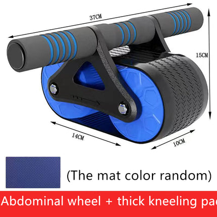 Unisex Double Wheel Abdominal Exerciser