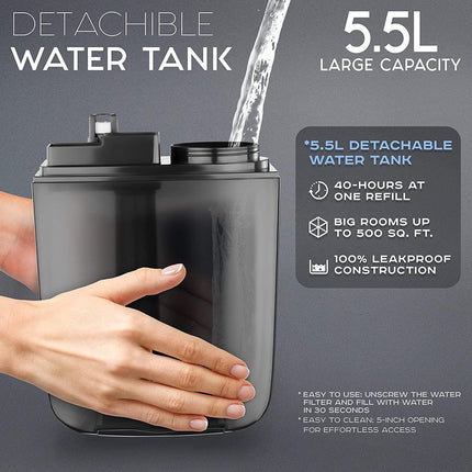 Humidifier for Large Room Home Humidifier for Bedroom   Large Capacity