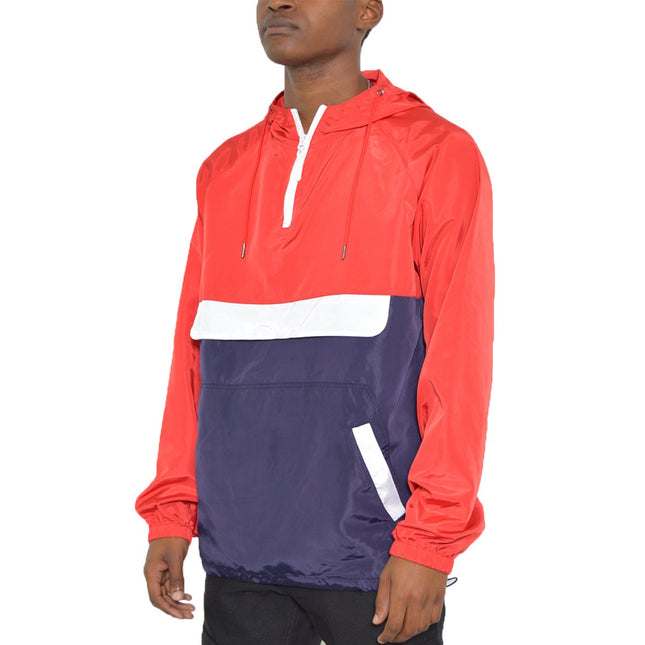 COLOR BLOCK ANORAK JACKET
