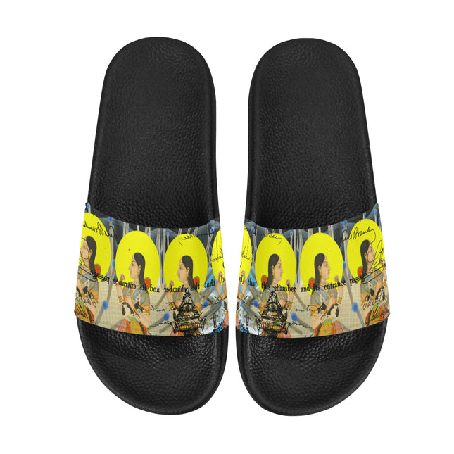 1, 2, 3 V Men's Printed Slides