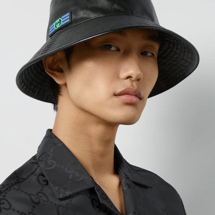GG GUCCI CRYSTAL BUCKET HAT men