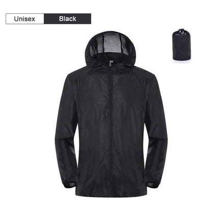 Jacket -Camping Rain Men Women Waterproof Sun Protection Clothing Fishing Hunting Clothes Quick Dry Skin Windbreaker With Pocket