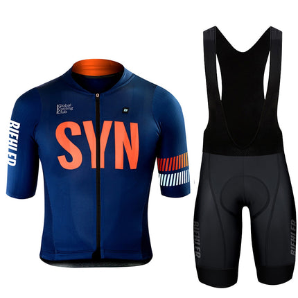 Mens Summer Cycling Jersey Suit Bike Clothes Quick-Dry