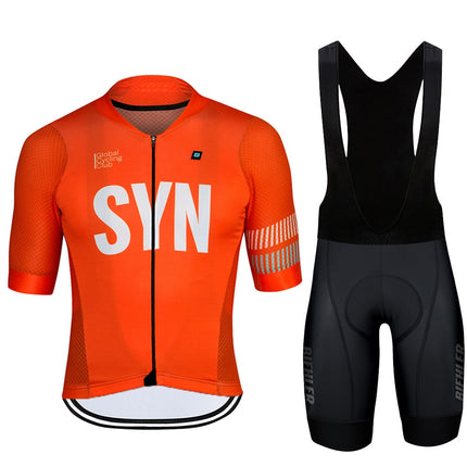 Mens Summer Cycling Jersey Suit Bike Clothes Quick-Dry