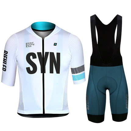 Mens Summer Cycling Jersey Suit Bike Clothes Quick-Dry