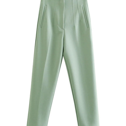 Starlets Women Straight pant Light Blue Chic Fashion wear