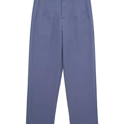 Starlets Women Straight pant Light Blue Chic Fashion wear