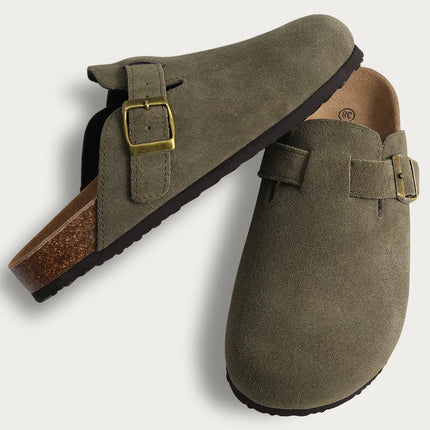 Suede Mules Slippers Men / Women outdoor Sandals