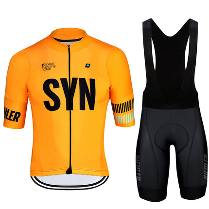 Mens Summer Cycling Jersey Suit Bike Clothes Quick-Dry