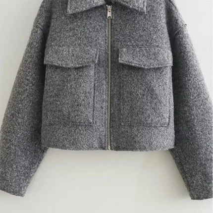 Winter Cropped Jacket for Women Short Coat - Fashion