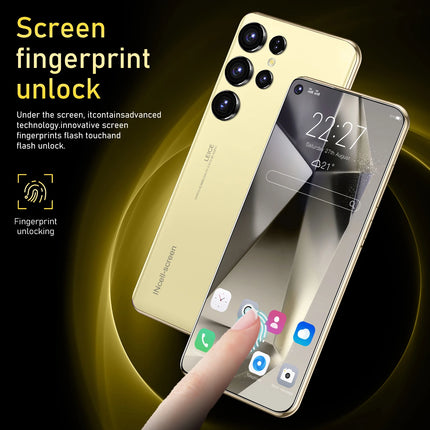 S25 Ultra New smartphone 5G 7.3-inch high-definition Android 14 Snapdragon 8gen3 10core dual SIM phone 7800mAh unlocking phone