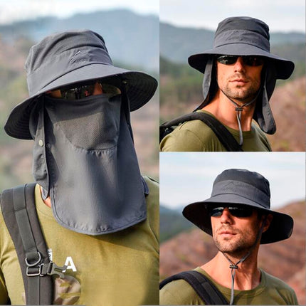 Sun Protection Bucket Hats 3-piece Sunscreen