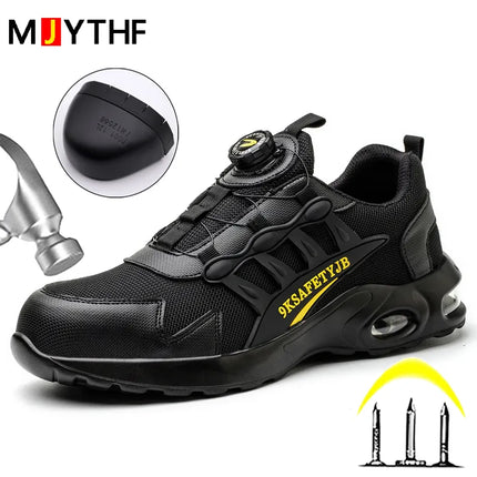 Quality Safety Rotary Buckle Work Shoes / Sneakers Puncture-Proof security Boots Protective