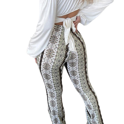 Frauen Boho Flare Pants - female