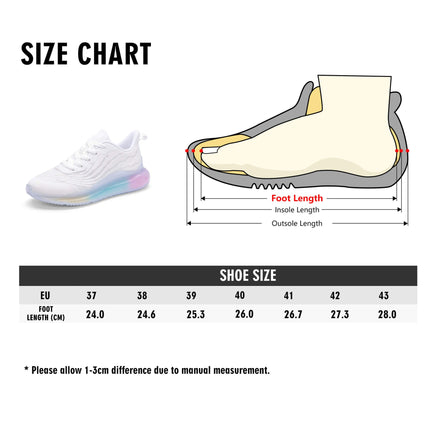 A PACKAGE FOR THE ZEBRAS Unisex Pastel Translucent Air Sole Running