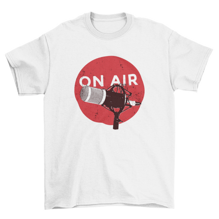 World Radio Day Microphone on Air Retro T-shirt