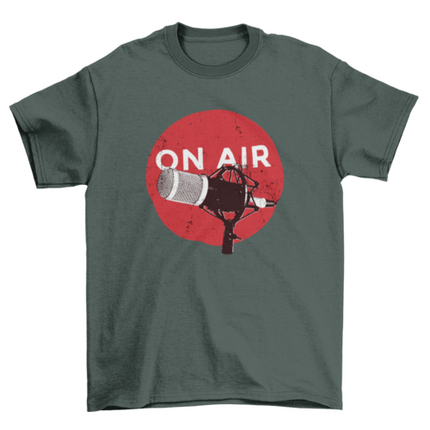 World Radio Day Microphone on Air Retro T-shirt