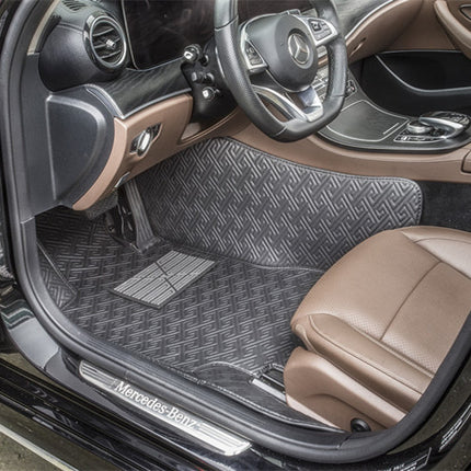 Fully Surrounded Car Leather Floor Mat Pad All Weather Protection