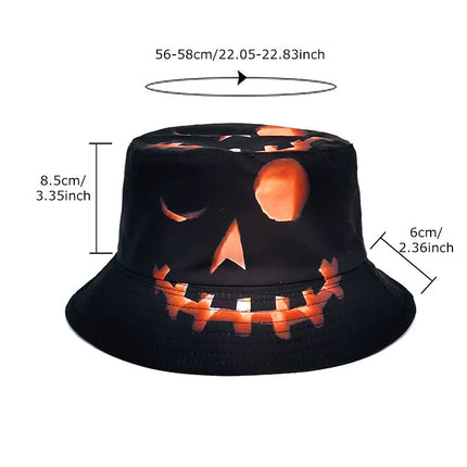 Halloween Creative Cartoon Pumpkin bucket Unisex Hat female / male