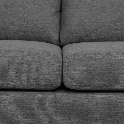 Charcoal and Silver 3 Seater Sofa