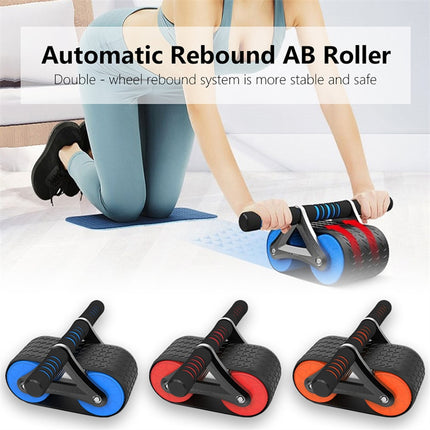 Unisex Double Wheel Abdominal Exerciser